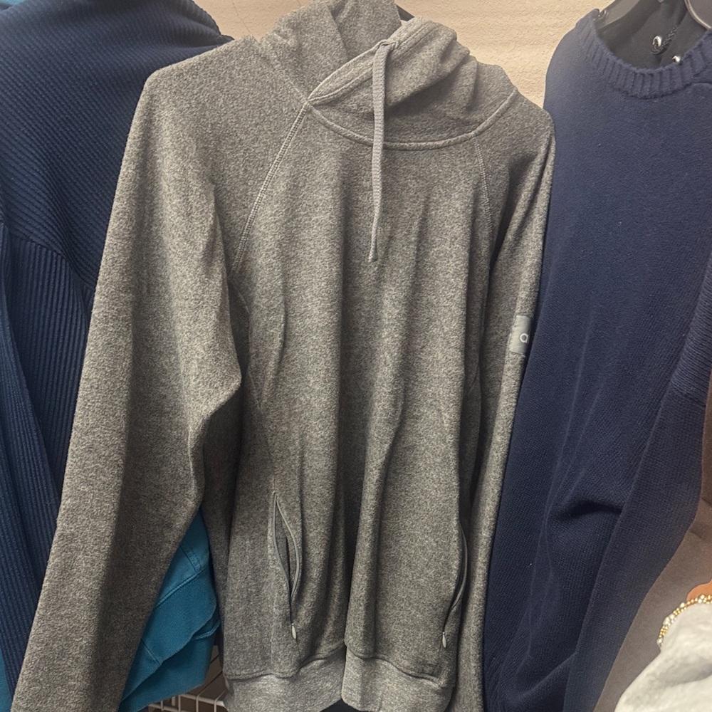 ALO Yoga Charcoal Men's Hoodie